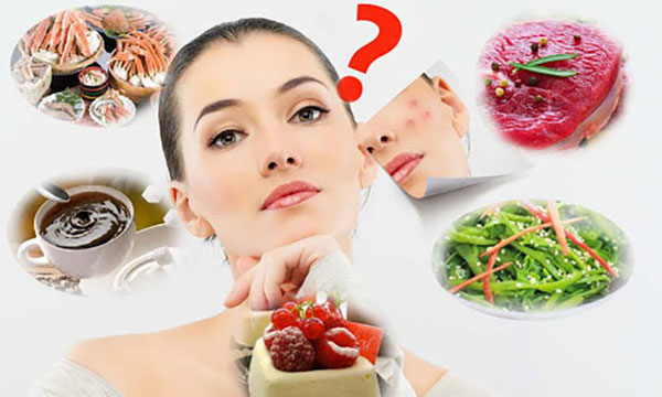 Chế độ dinh dưỡng tốt cho da bị mụn